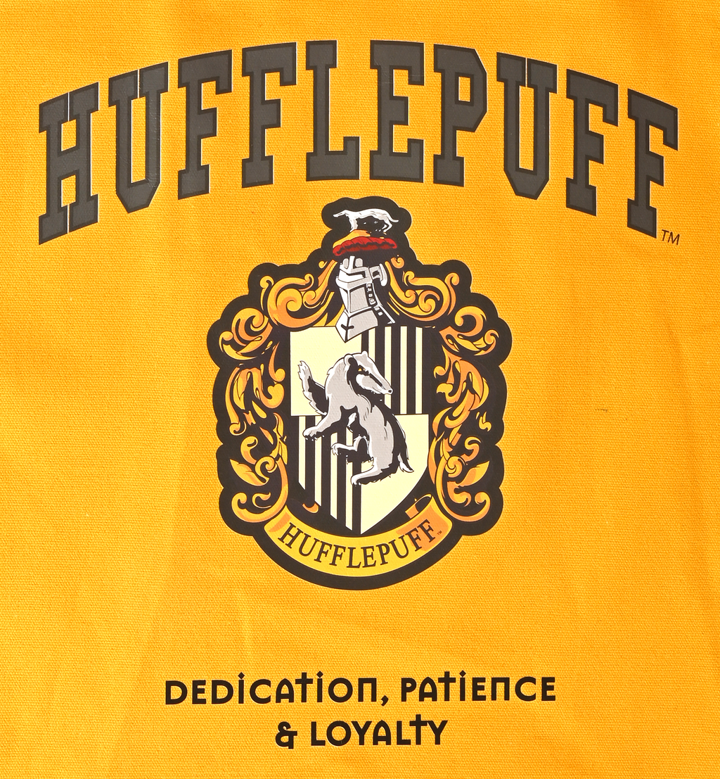 Hufflepuff Crest Pure Cotton Tote Bag