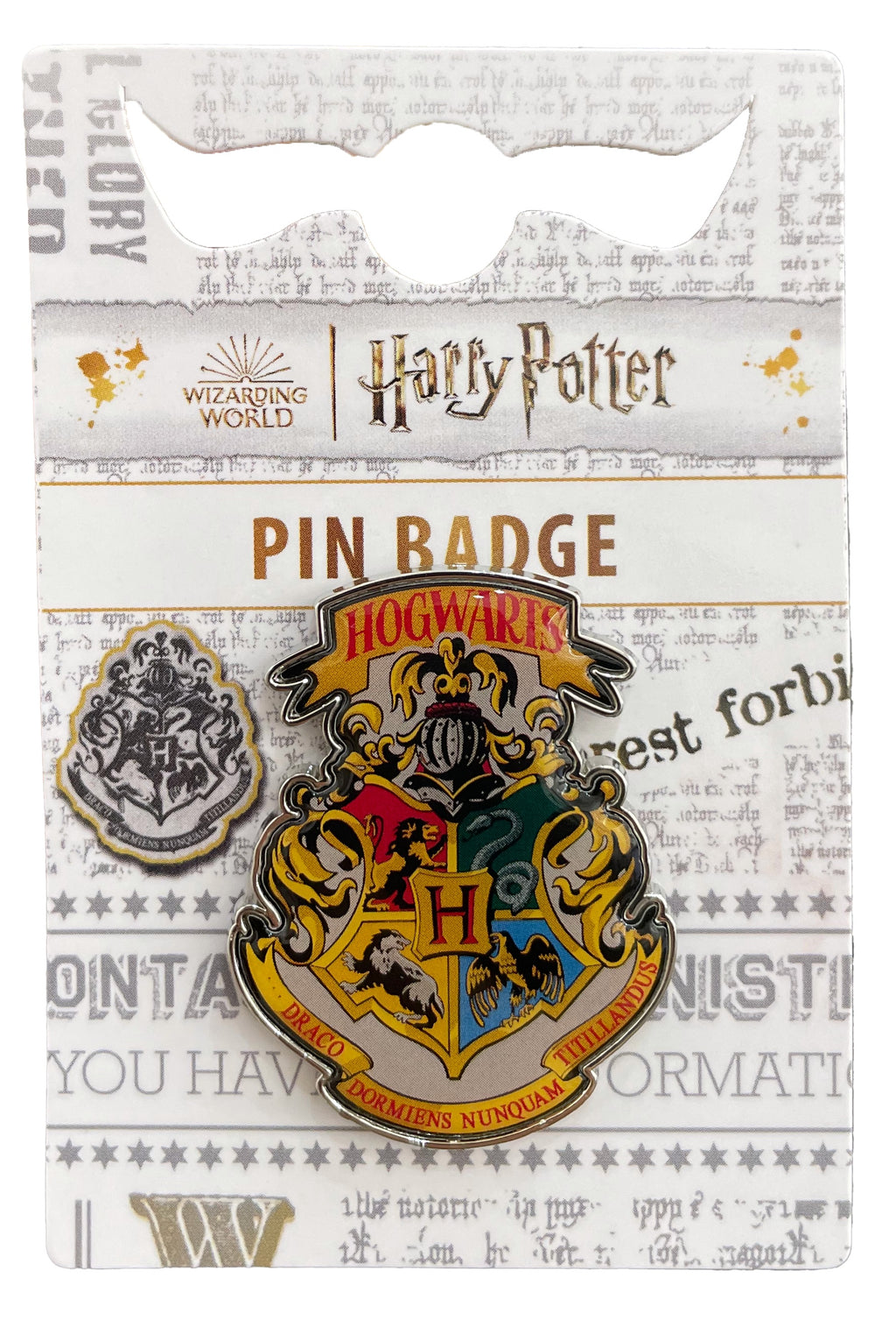 Hogwarts Pin Badge