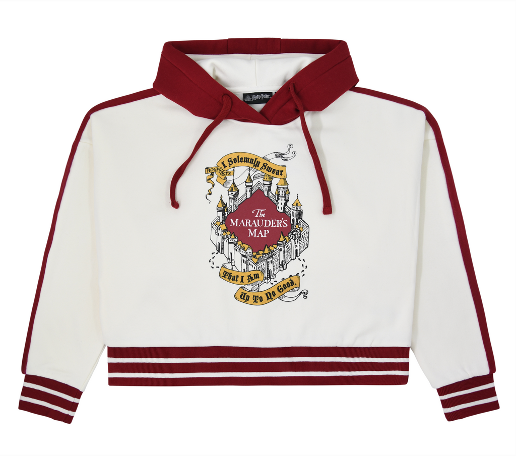 The Marauder's Map Women's Cropped Hoodie