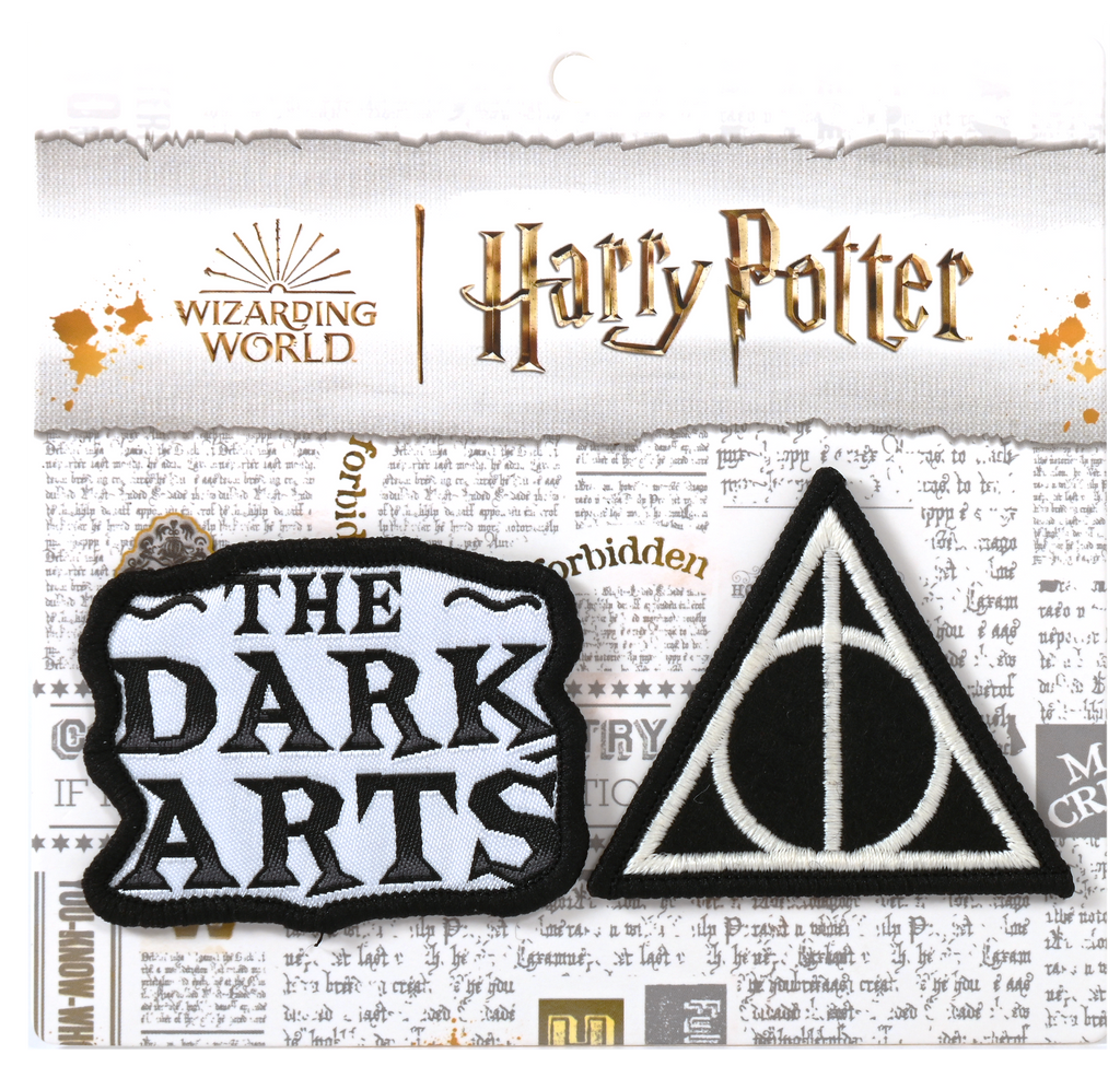 Harry Potter Dark Arts Duo Iron On Badge