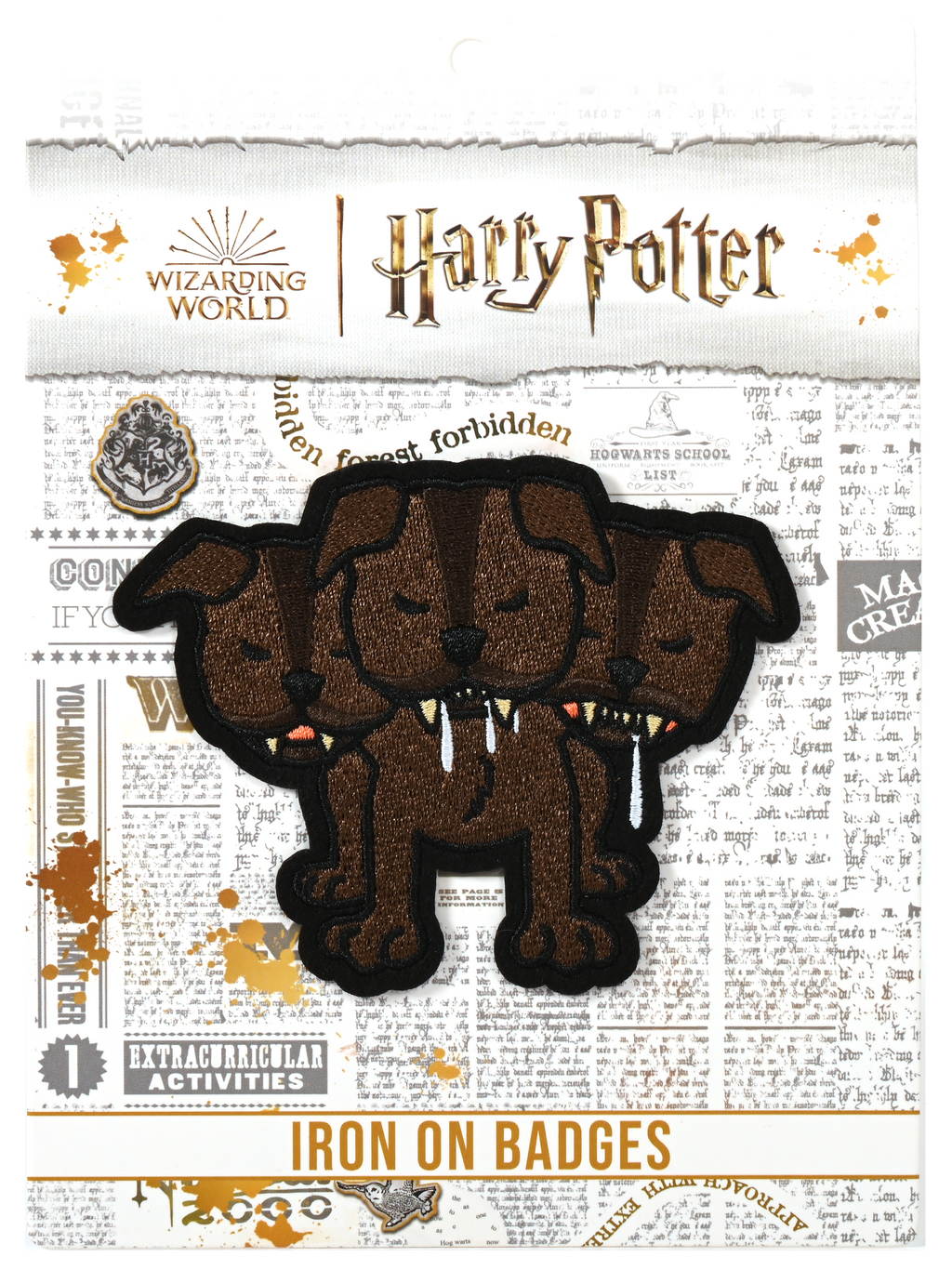 Harry Potter Fluffy Iron On Badge