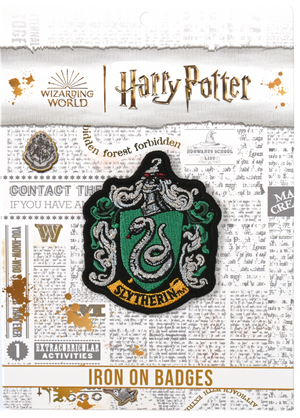 Harry Potter Slytherin Iron On Badge
