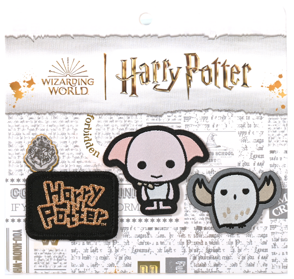 Harry Potter Dobby & Hedwig Mini Iron On Badge