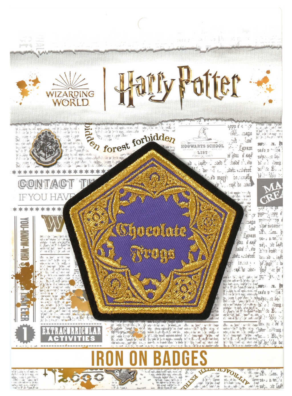 Chocolate Frog Box Iron On Badge