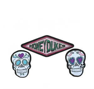 Harry Potter Honey Dukes & Sugar Skull Iron On Badge