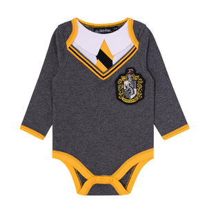 Hufflepuff Crest Uniform Babygrow