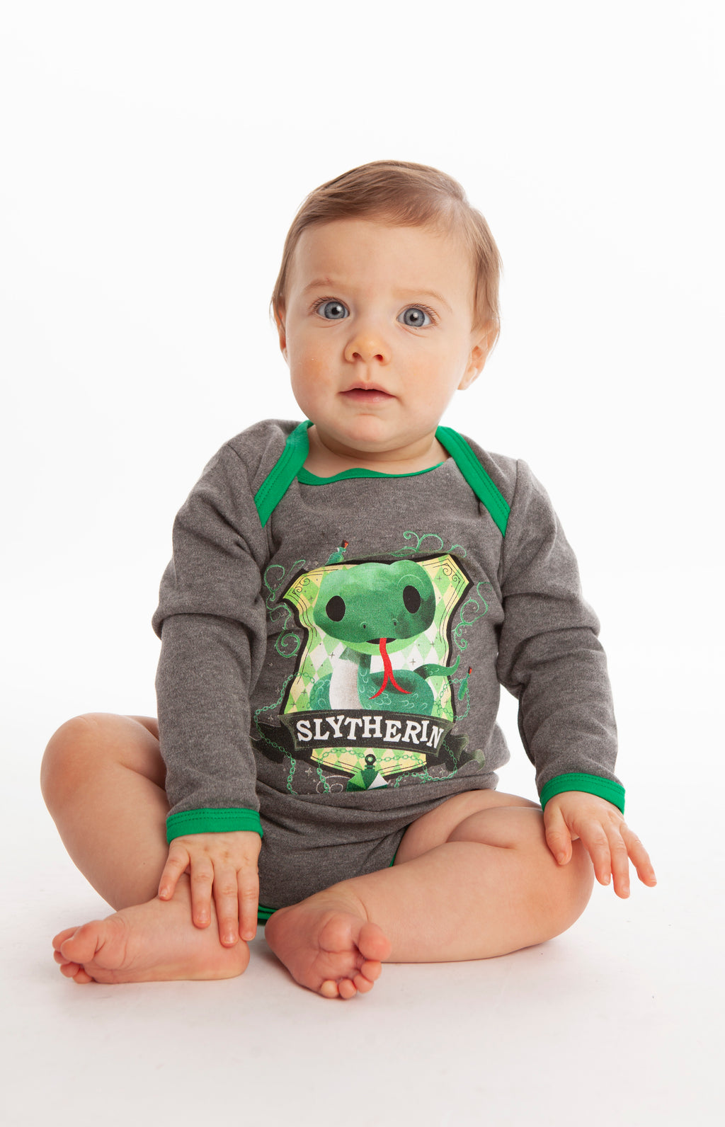 Slytherin Printed Babygrow