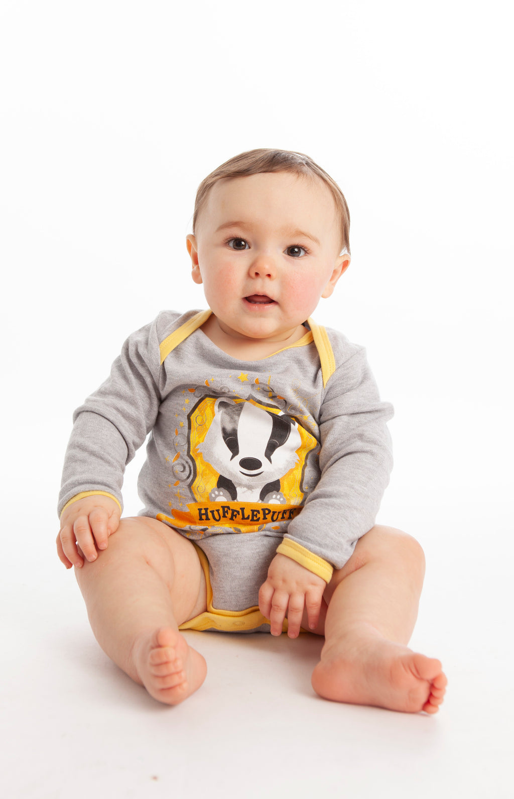 Hufflepuff Printed Babygrow