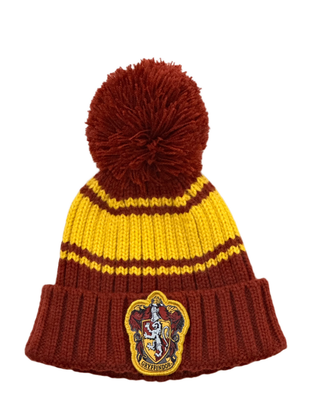 Gryffindor Kids Chunky Knit Beanie With Pom Pom