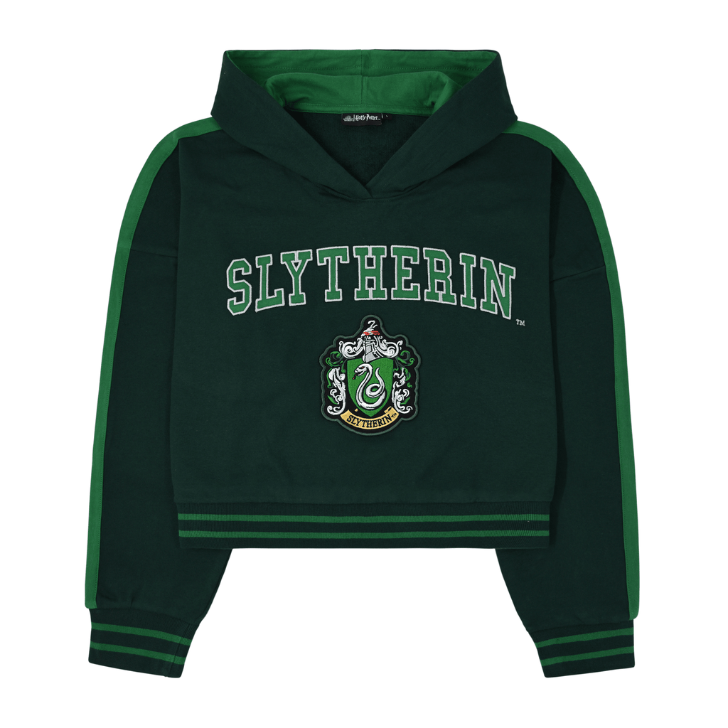 Slytherin Women's Cropped Hoodie
