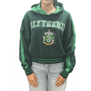 Slytherin Cropped Hoodie