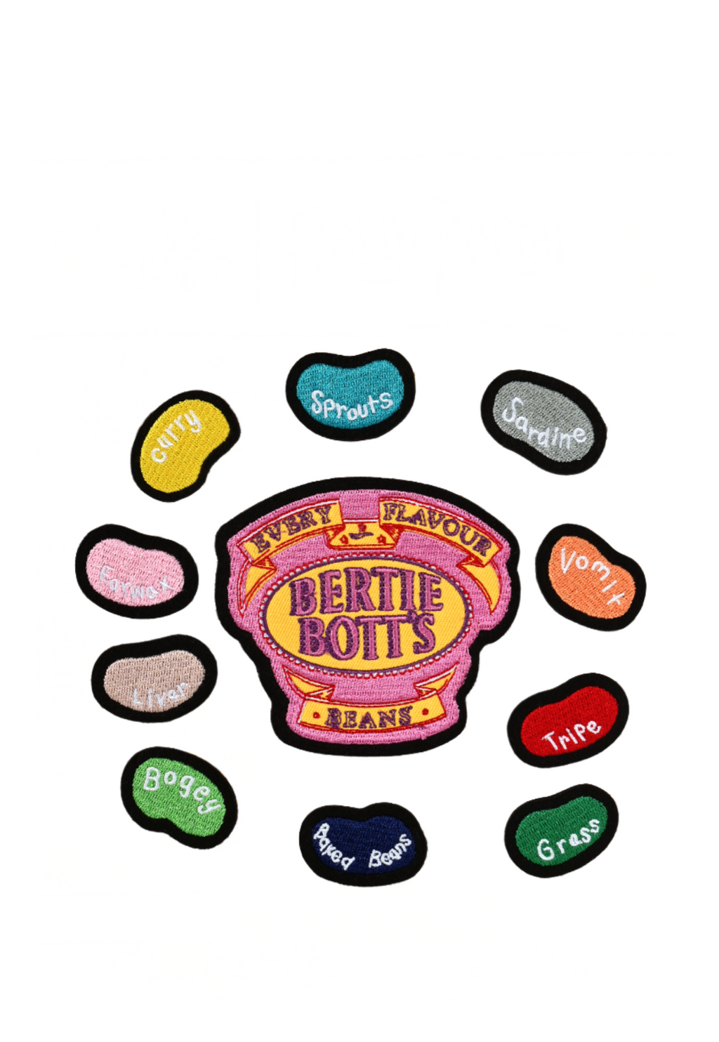 Harry Potter Bertie Botts Beans Multipicks Iron On Badge