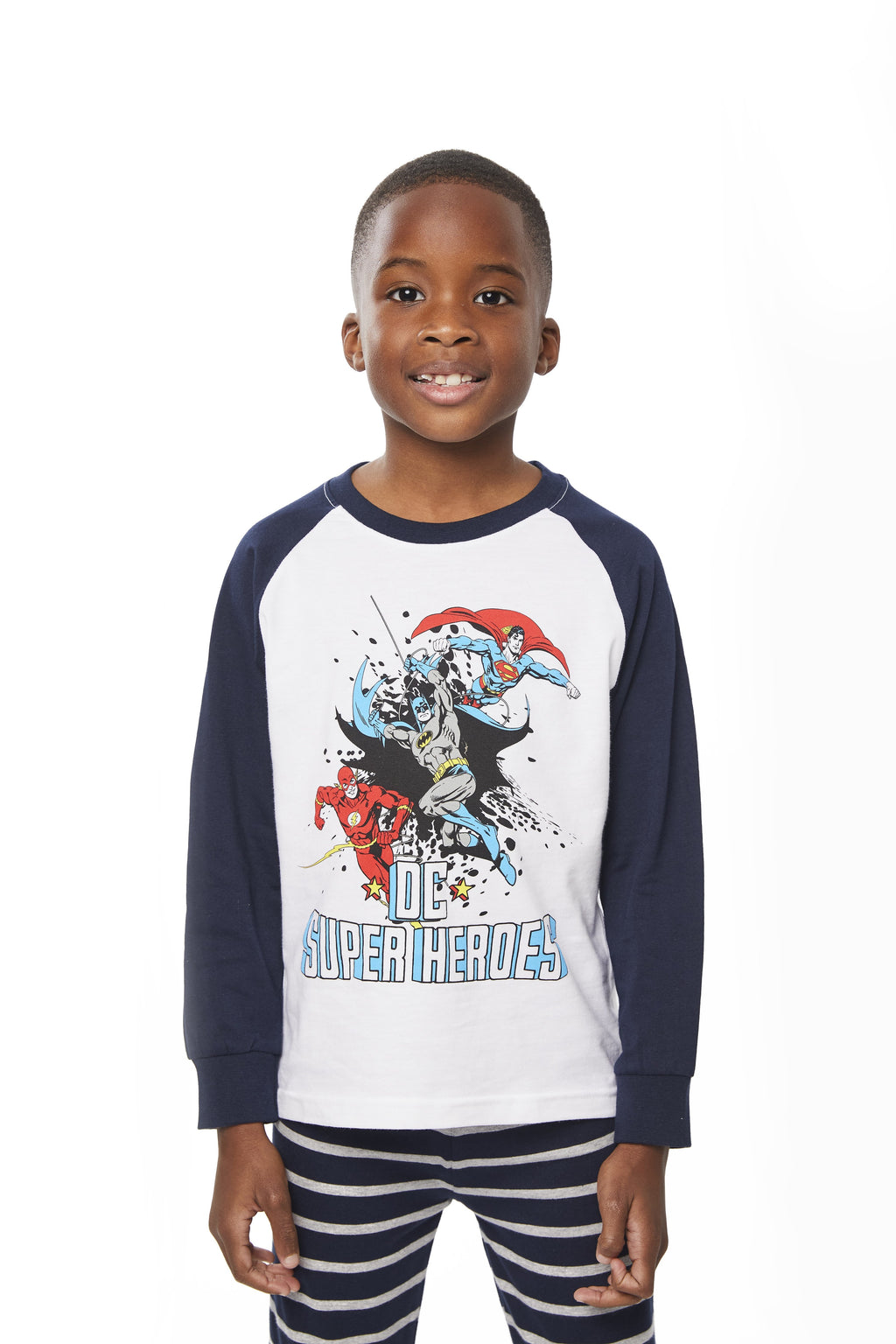 DC Superheroes Long Leg Kids PJs