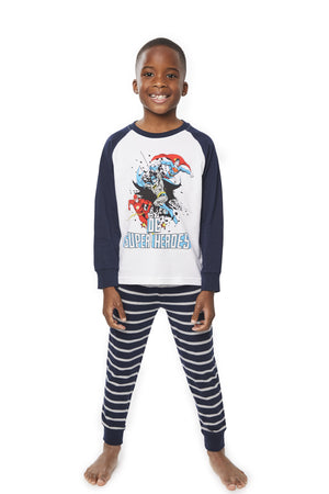 DC Superheroes Long Leg PJs