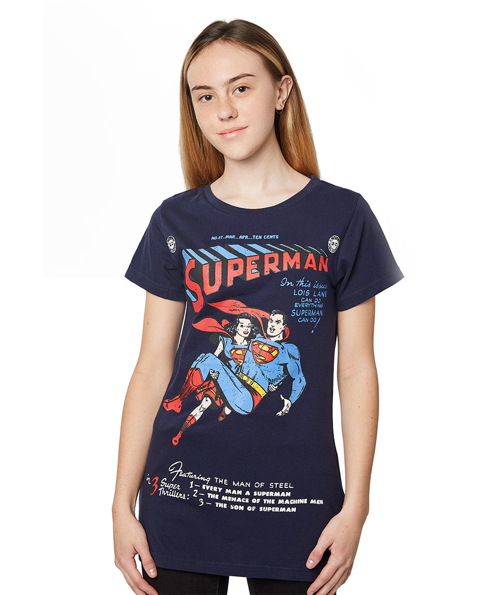 Dc Comics Superman Girl Superman Shirt Superman And Lois Lane T