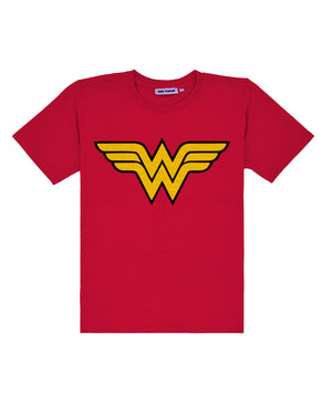 Women's Wonder Woman Logo Red Tee