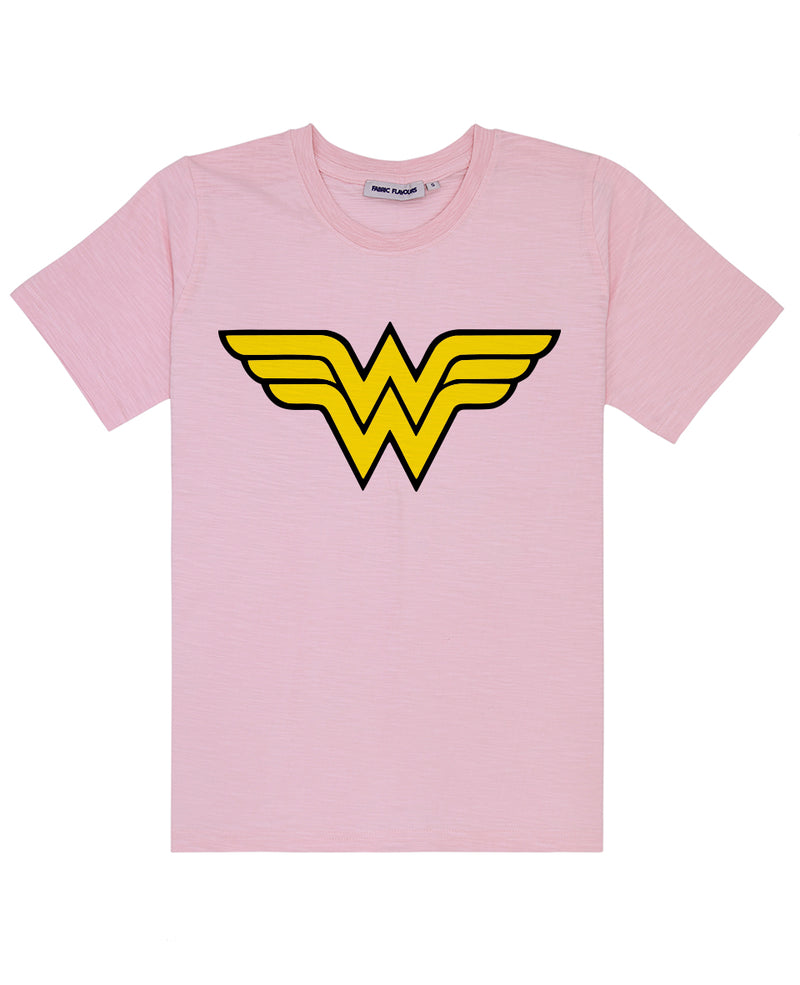 Popgear T-Shirt da Ragazzo con Scritta My Mum is Wonder Woman, Bianco, 4 Anni : Popgear