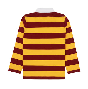Kids Harry Potter Gryffindor Rugby Long Sleeve Stripe Tee