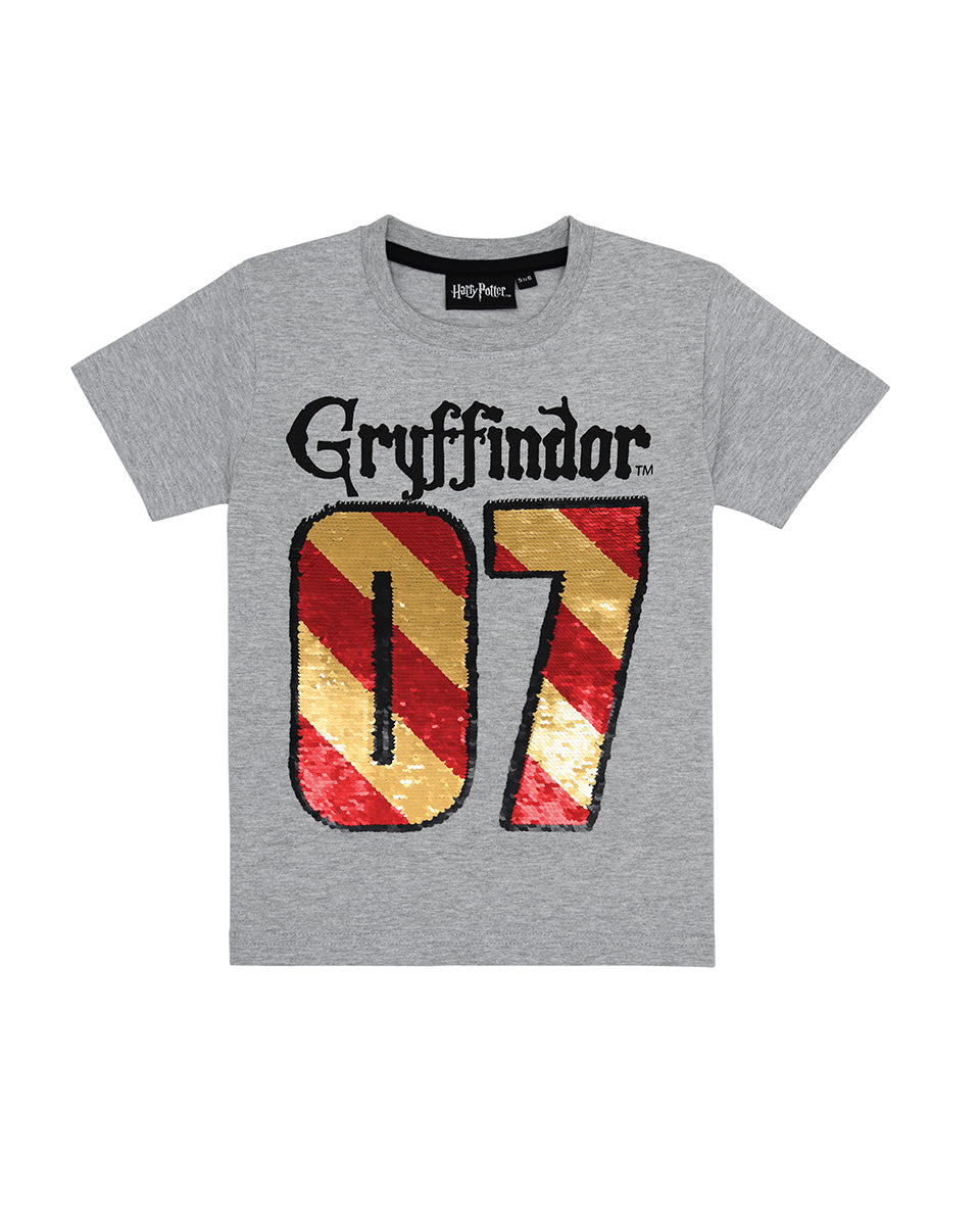 Gryffindor Flip Sequin Kids T-Shirt