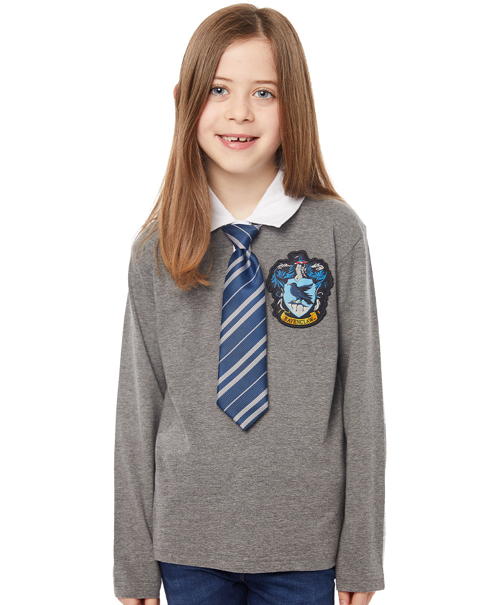 Ravenclaw Uniform Kids Long Sleeve T-Shirt