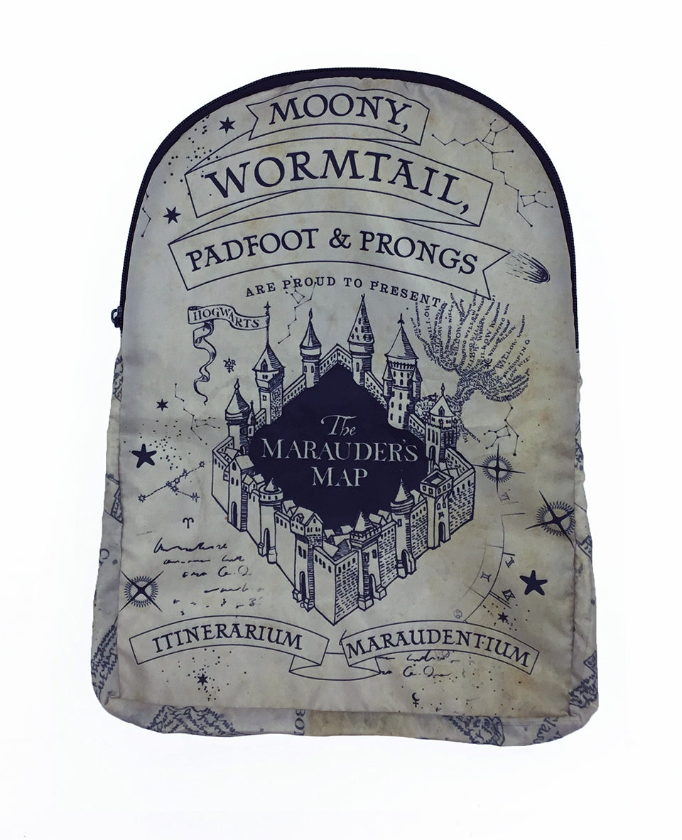 Harry Potter Marauders Map Foldable Backpack