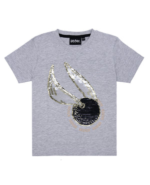 Harry Potter Flip Sequin Snitch Tee