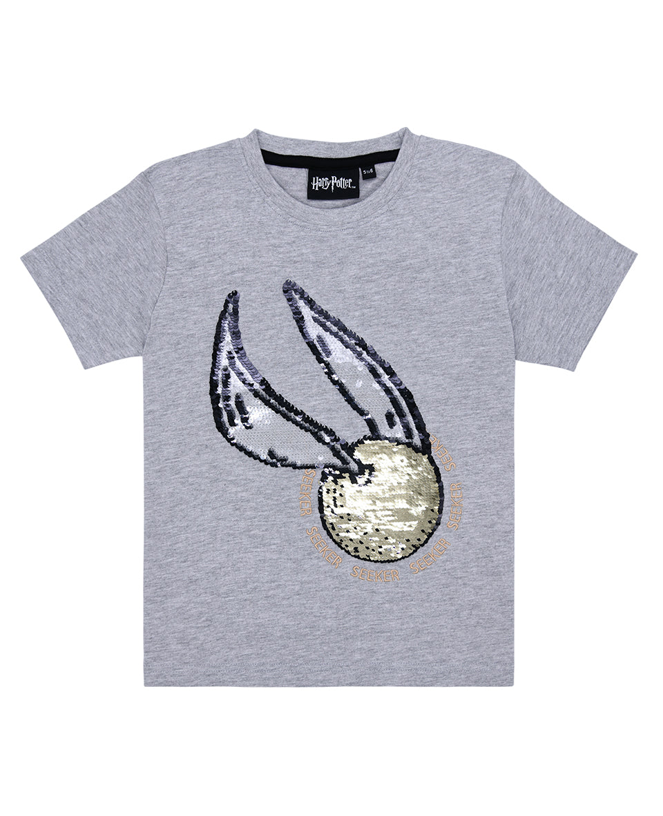 Harry Potter Flip Sequin Snitch Kids T-Shirt
