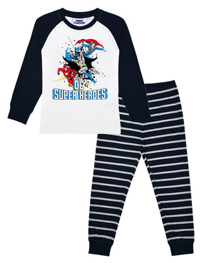 DC Superheroes Long Leg PJs