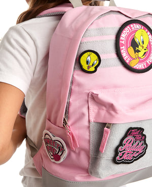 Looney Tunes Pink Badgeables Backpack