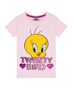 Tweety Flip Sequin Tee