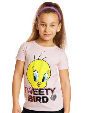 Tweety Flip Sequin Tee