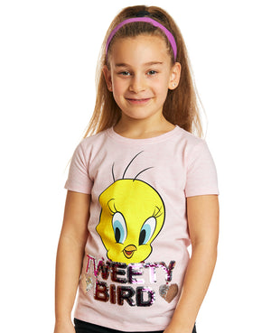 Tweety Flip Sequin Tee