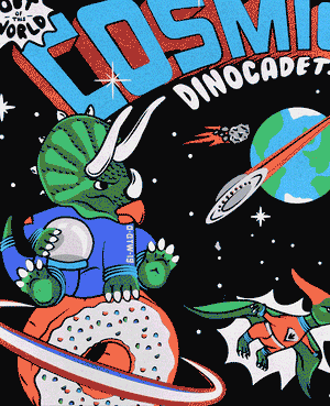Out of This World Dino Cadets Tee