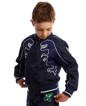 Out of This World Double Dino Bomber Jacket