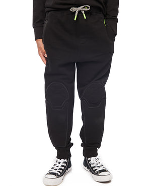 Fabric Flavours Padded Knee Joggers Black
