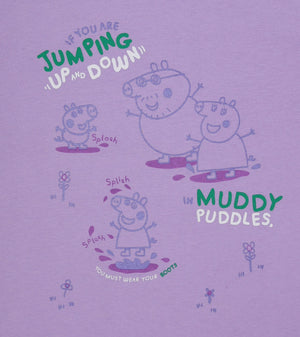 Peppa Pig Muddy Puddles Over Sized T shirt