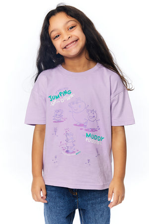 Peppa Pig Muddy Puddles Over Sized T shirt