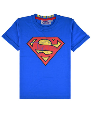 Superman Logo Vintage Wash Tee