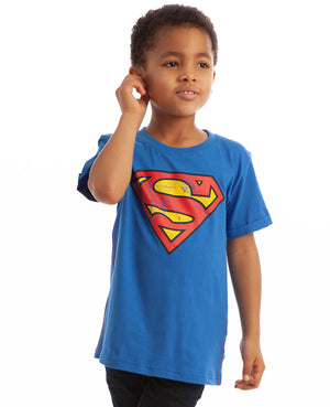 Superman Logo Vintage Wash Tee