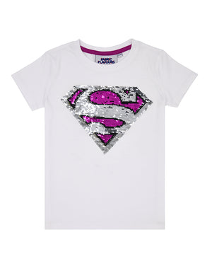 Supergirl Flip Sequin Tee