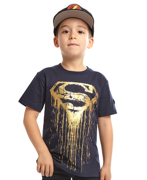 Superman Foil Logo Tee