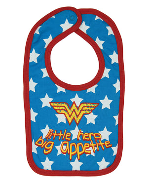 Wonder Woman Little Hero Big Appetite Bib