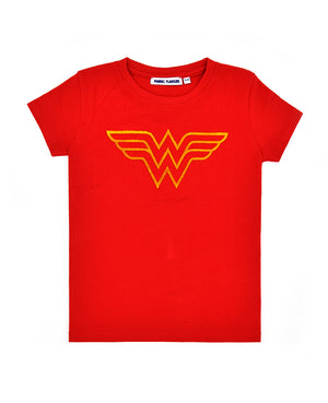 Wonder Woman Tuft Logo Tee