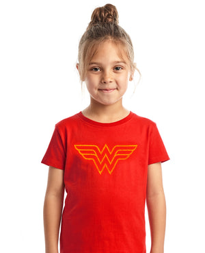 Wonder Woman Tuft Logo Tee