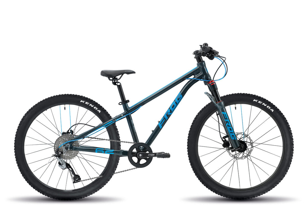 Frog MTB 62 Frog Bike - Metallic Grey Neon Blue (Available in store collection only)
