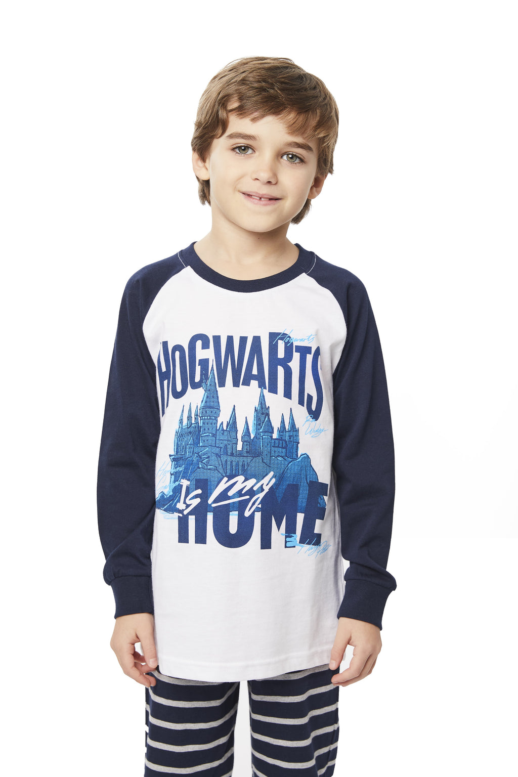 Harry Potter Hogwarts Long Leg Kids PJs