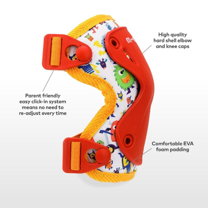 Micro Knee & Elbow Pads - Monsters (Available in store collection only)