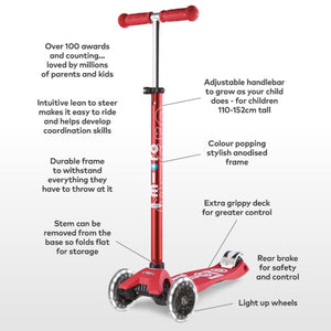 MAXI DELUXE LED RED (Available in store collection only)