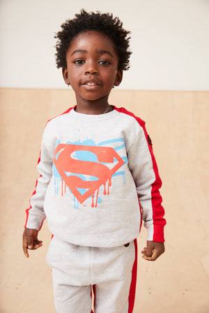 Superman Colour Block Sweatshirt