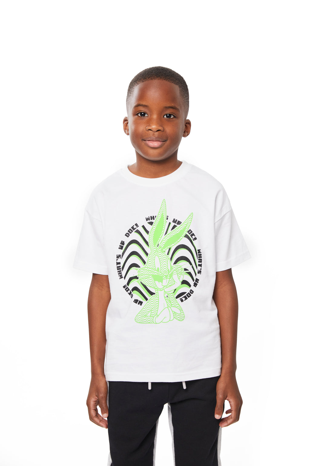 Looney Tunes Neon Bugs Kids Oversized T-Shirt